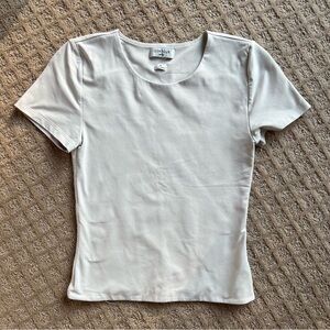 Aritzia contour top cream size medium